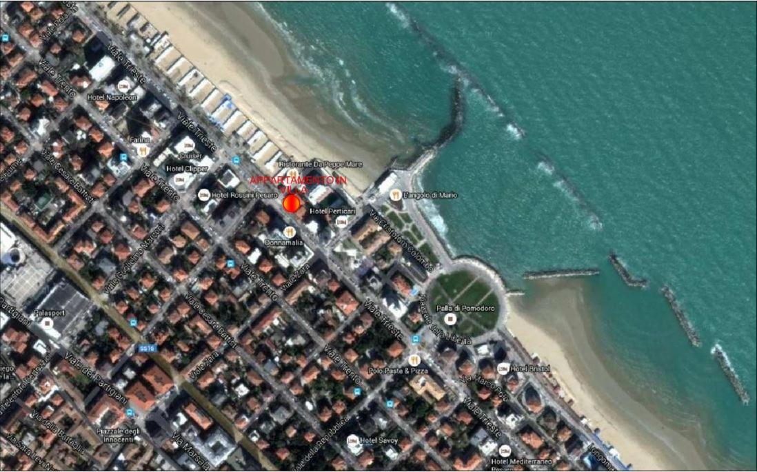 Appartamento In Villa Pesaro Exteriér fotografie